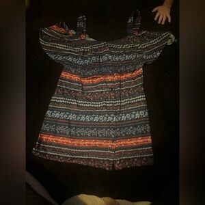 Nine West Fun Off the Shoulder Printed Women’s top